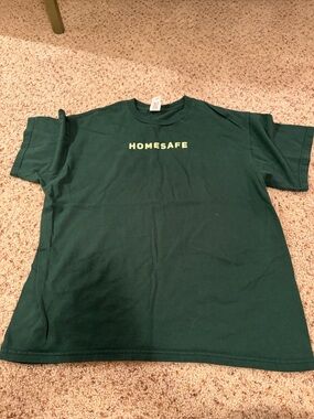 Homesafe Forest Green Graphic Tee